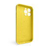 Чохол Full Silicone Case для Apple iPhone 14 Pro Max canary yellow (50) закрита камера
