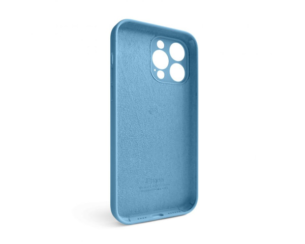 Чехол Full Silicone Case для Apple iPhone 14 Pro Max cornflower (53) закрытая камера