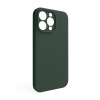 Чохол Full Silicone Case для Apple iPhone 14 Pro Max atrovirens (54) закрита камера (без логотипу)