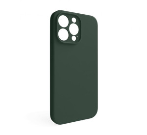 Чехол Full Silicone Case для Apple iPhone 14 Pro Max atrovirens (54) закрытая камера (без логотипа)