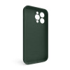 Чохол Full Silicone Case для Apple iPhone 14 Pro Max atrovirens (54) закрита камера (без логотипу)