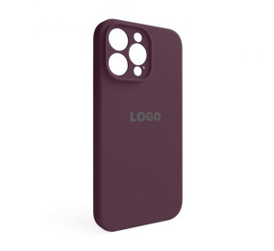 Чехол Full Silicone Case для Apple iPhone 14 Pro Max plum (57) закрытая камера