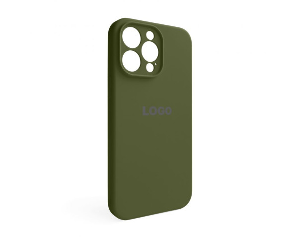 Чехол Full Silicone Case для Apple iPhone 14 Pro Max forest green (63) закрытая камера