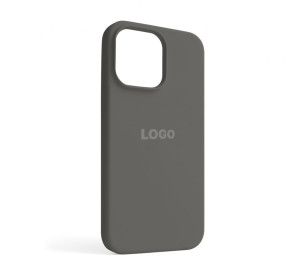 Чехол Full Silicone Case для Apple iPhone 14 Pro Max titanium grey (74)