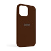 Чохол Full Silicone Case для Apple iPhone 14 Pro Max dark brown (75)