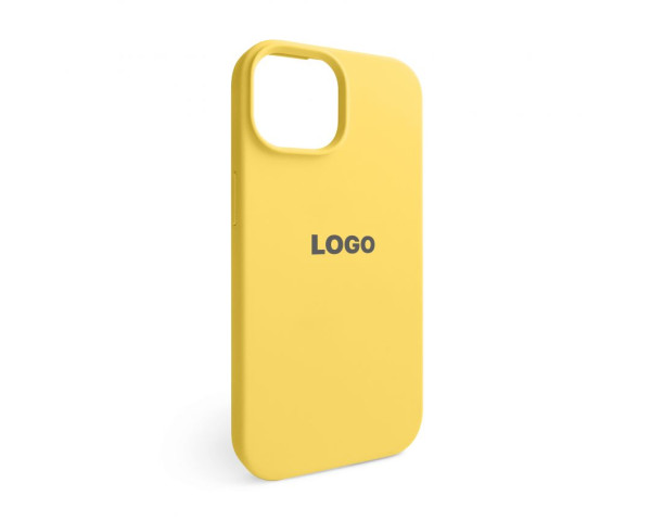 Чохол Full Silicone Case для Apple iPhone 15 yellow (04)