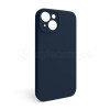 Чохол Full Silicone Case для Apple iPhone 15 dark blue (08) закрита камера (без логотипу)