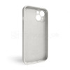 Чехол Full Silicone Case для Apple iPhone 15 stone (11) закрытая камера (без логотипа)