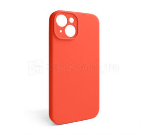 Чехол Full Silicone Case для Apple iPhone 15 orange (13) закрытая камера (без логотипа)