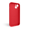 Чехол Full Silicone Case для Apple iPhone 15 red (14) закрытая камера