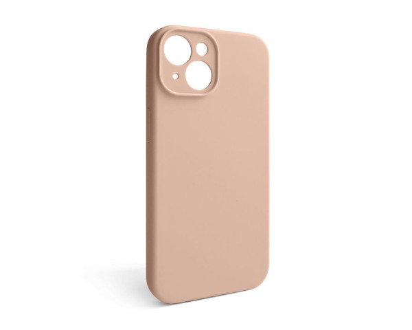 Чехол Full Silicone Case для Apple iPhone 15 nude (19) закрытая камера (без логотипа)