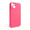 Чехол Full Silicone Case для Apple iPhone 15 shiny pink (38) закрытая камера (без логотипа)