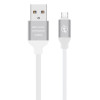 Кабель USB WALKER C530 Micro white