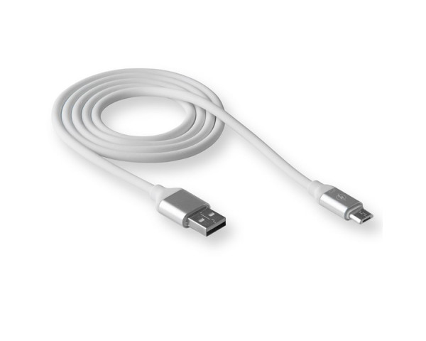 Кабель USB WALKER C530 Micro white