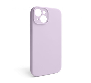 Чехол Full Silicone Case для Apple iPhone 15 lilac purple (72) закрытая камера (без логотипа)
