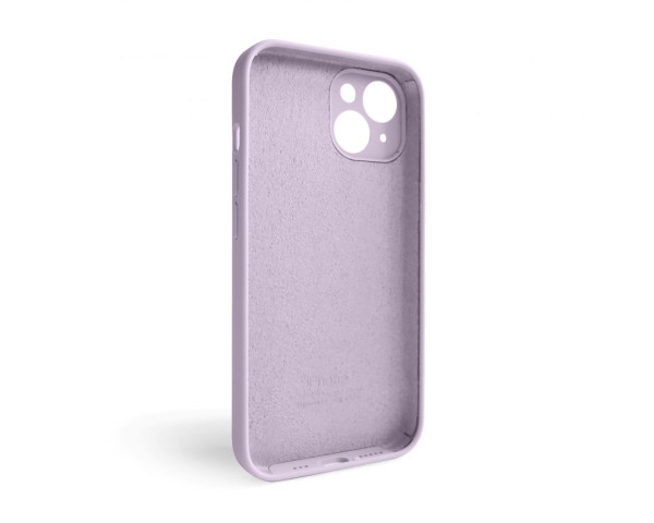 Чехол Full Silicone Case для Apple iPhone 15 lilac purple (72) закрытая камера (без логотипа)