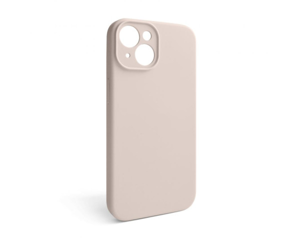 Чохол Full Silicone Case для Apple iPhone 15 grey pink (73) закрита камера (без логотипу)