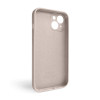 Чохол Full Silicone Case для Apple iPhone 15 grey pink (73) закрита камера (без логотипу)