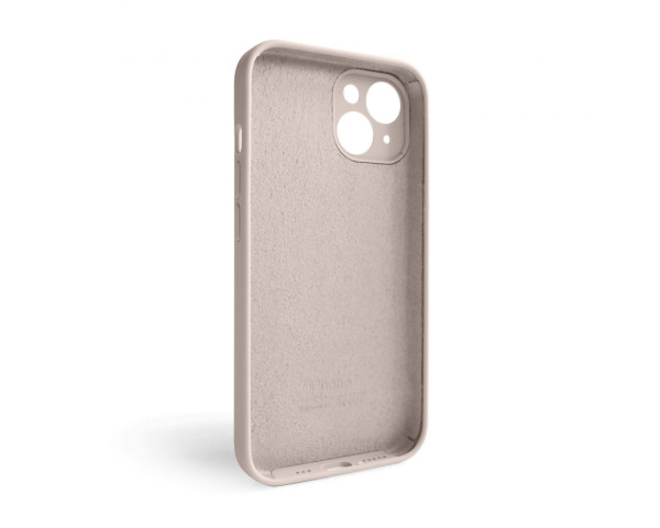 Чохол Full Silicone Case для Apple iPhone 15 grey pink (73) закрита камера (без логотипу)