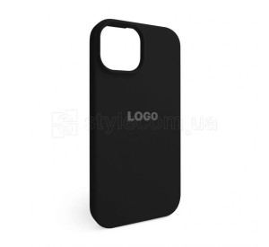 Чехол Full Silicone Case для Apple iPhone 15 Plus black (18)