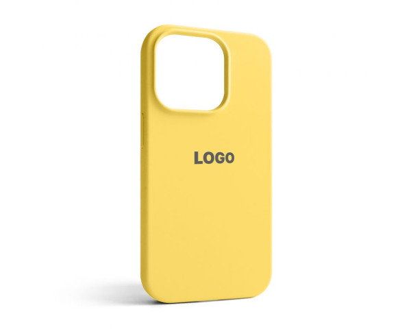 Чехол Full Silicone Case для Apple iPhone 15 Pro yellow (04)