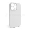 Чехол Full Silicone Case для Apple iPhone 15 Pro stone (11) закрытая камера (без логотипа)