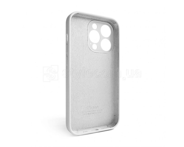 Чехол Full Silicone Case для Apple iPhone 15 Pro stone (11) закрытая камера (без логотипа)