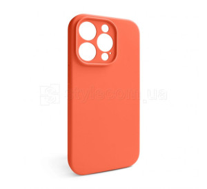 Чохол Full Silicone Case для Apple iPhone 15 Pro orange (13) закрита камера (без логотипу)