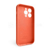 Чохол Full Silicone Case для Apple iPhone 15 Pro orange (13) закрита камера (без логотипу)