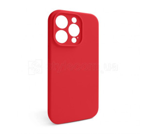 Чохол Full Silicone Case для Apple iPhone 15 Pro red (14) закрита камера (без логотипу)
