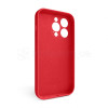 Чохол Full Silicone Case для Apple iPhone 15 Pro red (14) закрита камера (без логотипу)