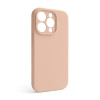 Чохол Full Silicone Case для Apple iPhone 15 Pro nude (19) закрита камера (без логотипу)