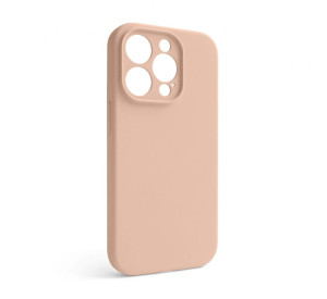 Чохол Full Silicone Case для Apple iPhone 15 Pro nude (19) закрита камера (без логотипу)