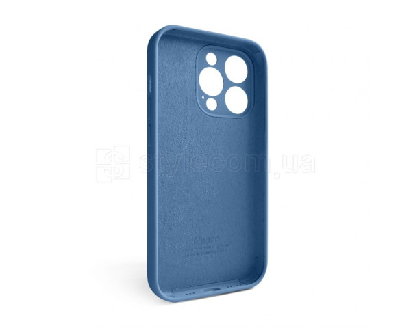 Чохол Full Silicone Case для Apple iPhone 15 Pro navy blue (20) закрита камера (без логотипу)