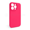 Чохол Full Silicone Case для Apple iPhone 15 Pro shiny pink (38) закрита камера (без логотипу)