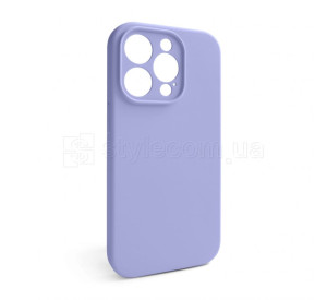Чохол Full Silicone Case для Apple iPhone 15 Pro lilac (39) закрита камера (без логотипу)