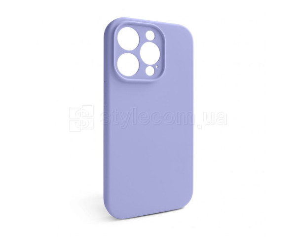 Чехол Full Silicone Case для Apple iPhone 15 Pro lilac (39) закрытая камера (без логотипа)