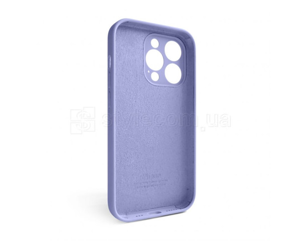 Чехол Full Silicone Case для Apple iPhone 15 Pro lilac (39) закрытая камера (без логотипа)