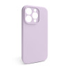Чохол Full Silicone Case для Apple iPhone 15 Pro lilac purple (72) закрита камера (без логотипу)