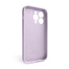 Чохол Full Silicone Case для Apple iPhone 15 Pro lilac purple (72) закрита камера (без логотипу)
