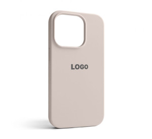 Чехол Full Silicone Case для Apple iPhone 15 Pro grey pink (73)