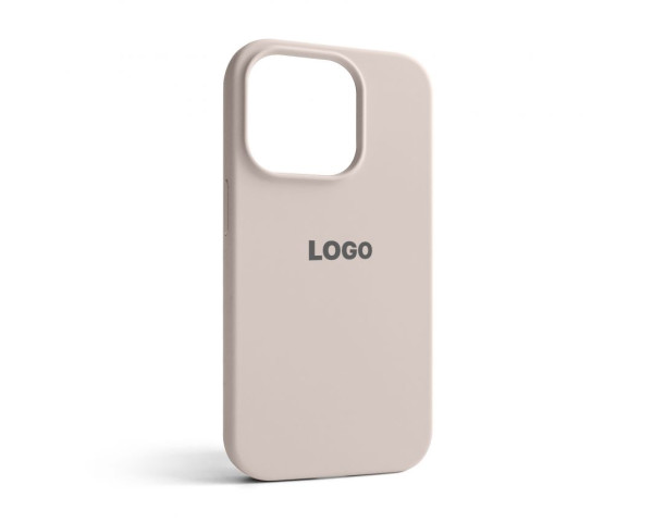Чехол Full Silicone Case для Apple iPhone 15 Pro grey pink (73)