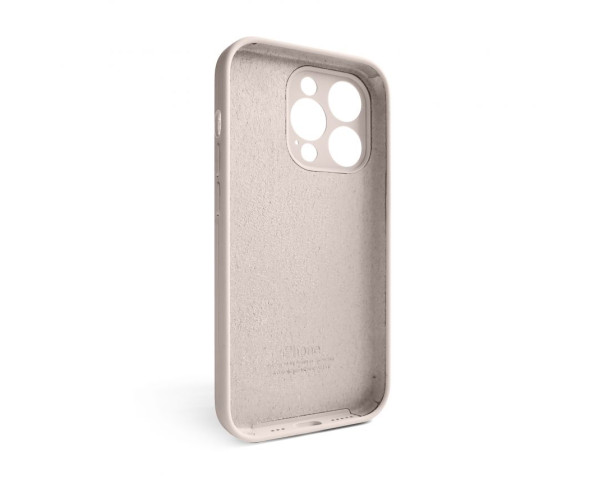 Чохол Full Silicone Case для Apple iPhone 15 Pro grey pink (73) закрита камера