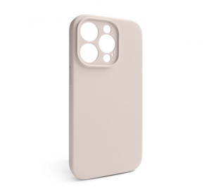 Чехол Full Silicone Case для Apple iPhone 15 Pro grey pink (73) закрытая камера (без логотипа)
