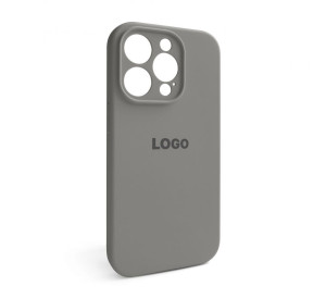 Чохол Full Silicone Case для Apple iPhone 15 Pro titanium grey (74) закрита камера
