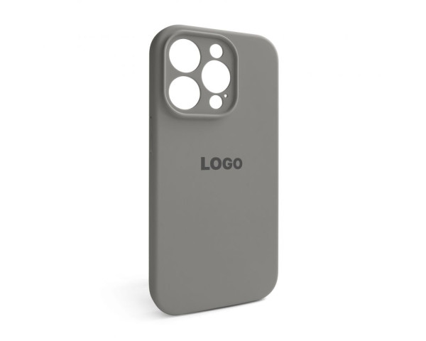 Чохол Full Silicone Case для Apple iPhone 15 Pro titanium grey (74) закрита камера