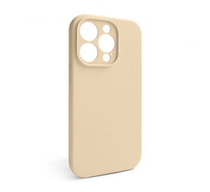 Чехол Full Silicone Case для Apple iPhone 15 Pro desert gold (76) закрытая камера (без логотипа)