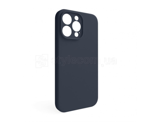 Чохол Full Silicone Case для Apple iPhone 15 Pro Max dark blue (08) закрита камера (без логотипу)
