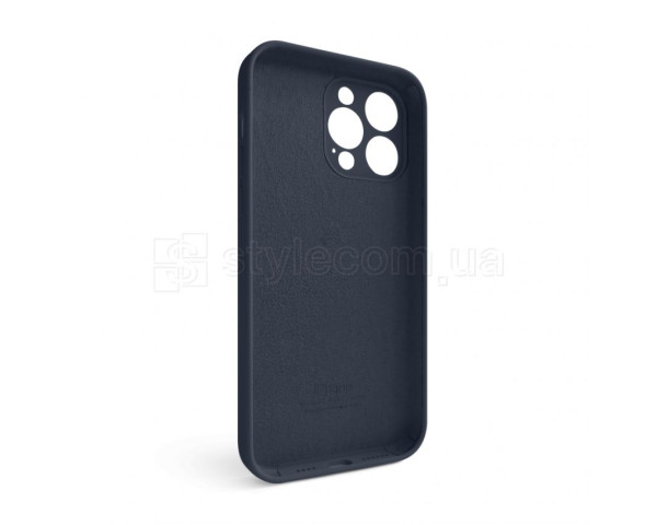 Чохол Full Silicone Case для Apple iPhone 15 Pro Max dark blue (08) закрита камера (без логотипу)