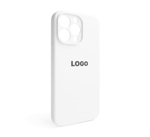 Чохол Full Silicone Case для Apple iPhone 15 Pro Max white (09) закрита камера